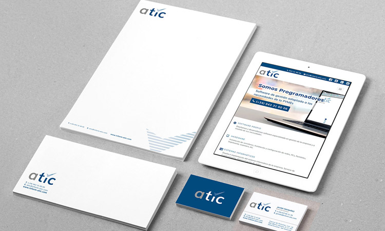 Diseño de la imagen corporativa de Atic